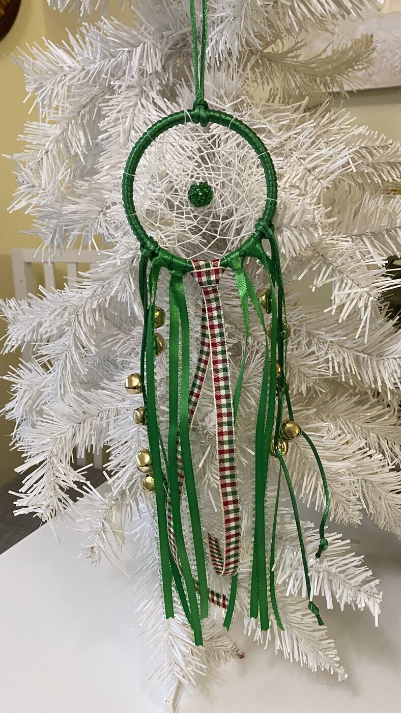 Green Tartan Dreamcatcher