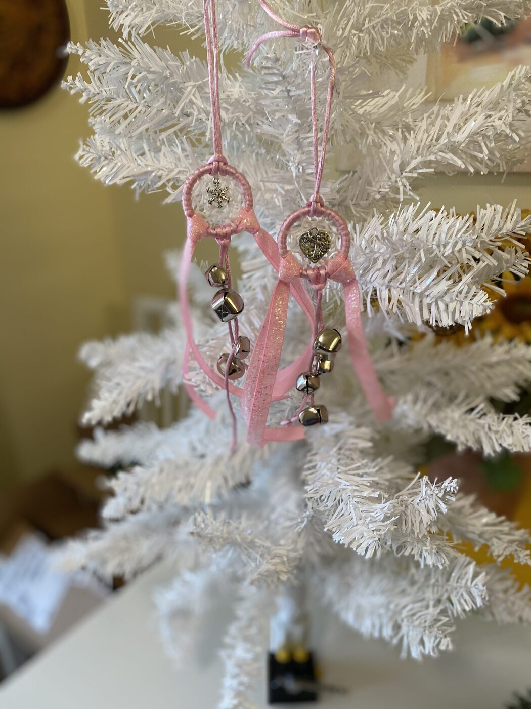 Pretty Pink Dreamcatcher Ornament