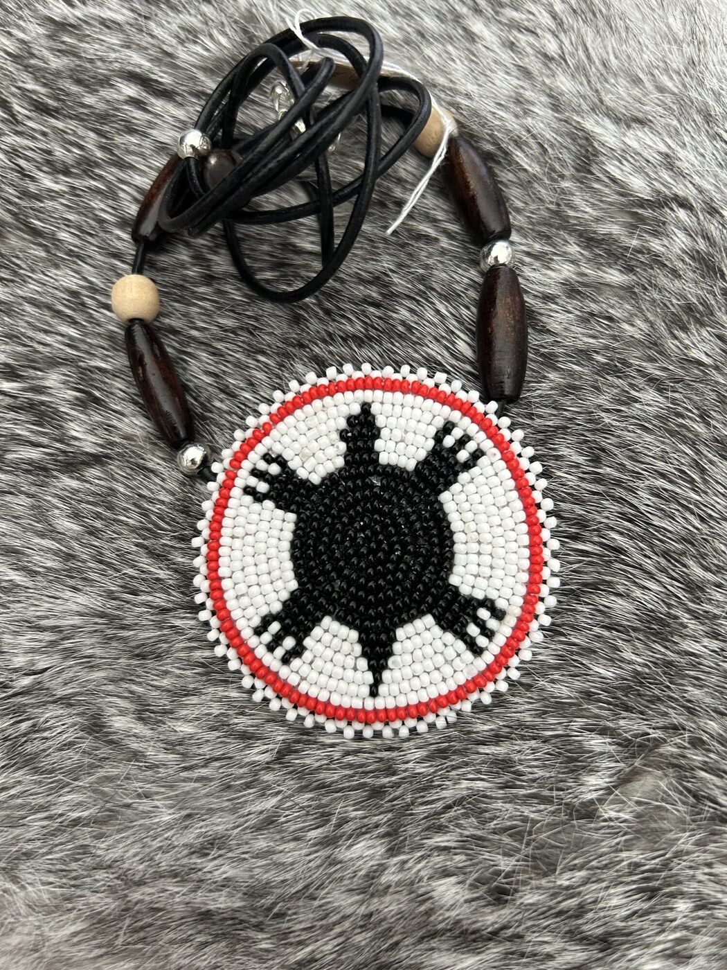 Turtle Beaded Medallion